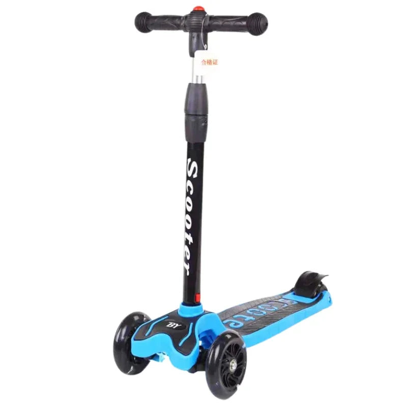Easy Foldable 3 Wheels Scooty with LED Light Up Wheels For Kids