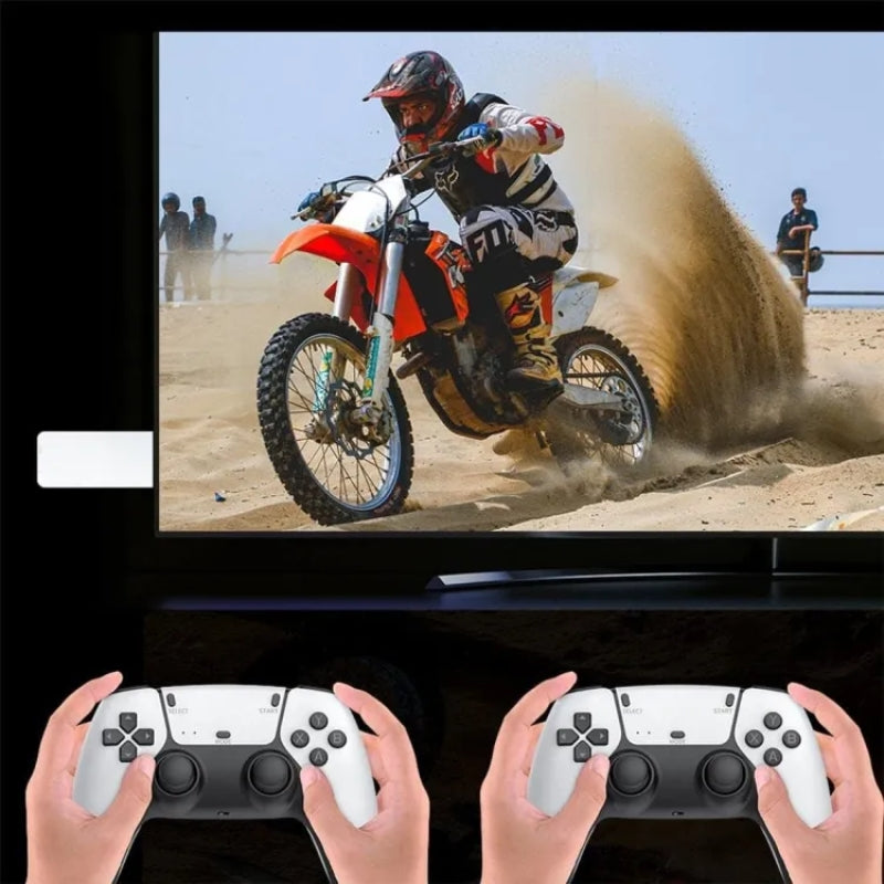 M15 Game Stick 4K Video Game Console Retro Classic Games 2.4G Double Wireless Controller