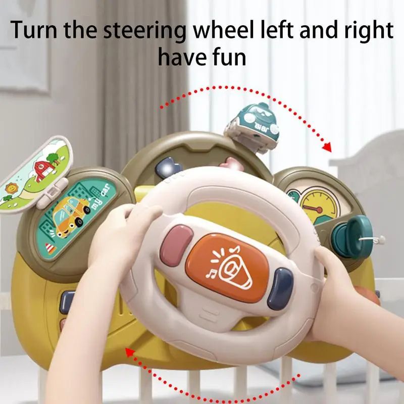 Driving Car Steering Wheel Musical Toy