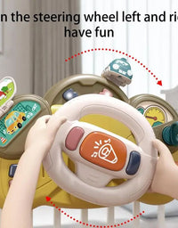 Driving Car Steering Wheel Musical Toy
