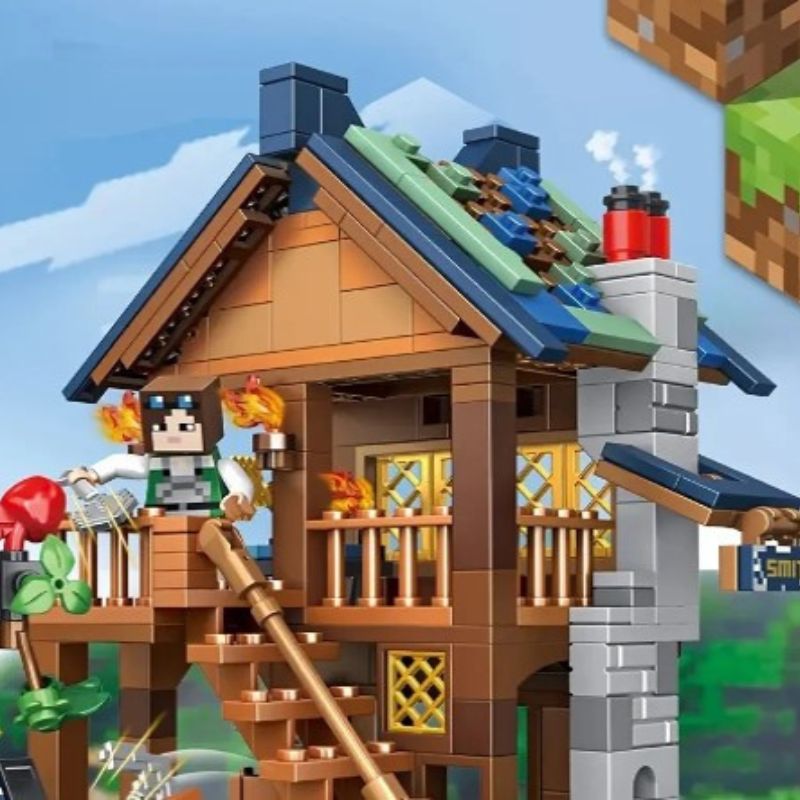 Lego Minecraft Building Blocks Set