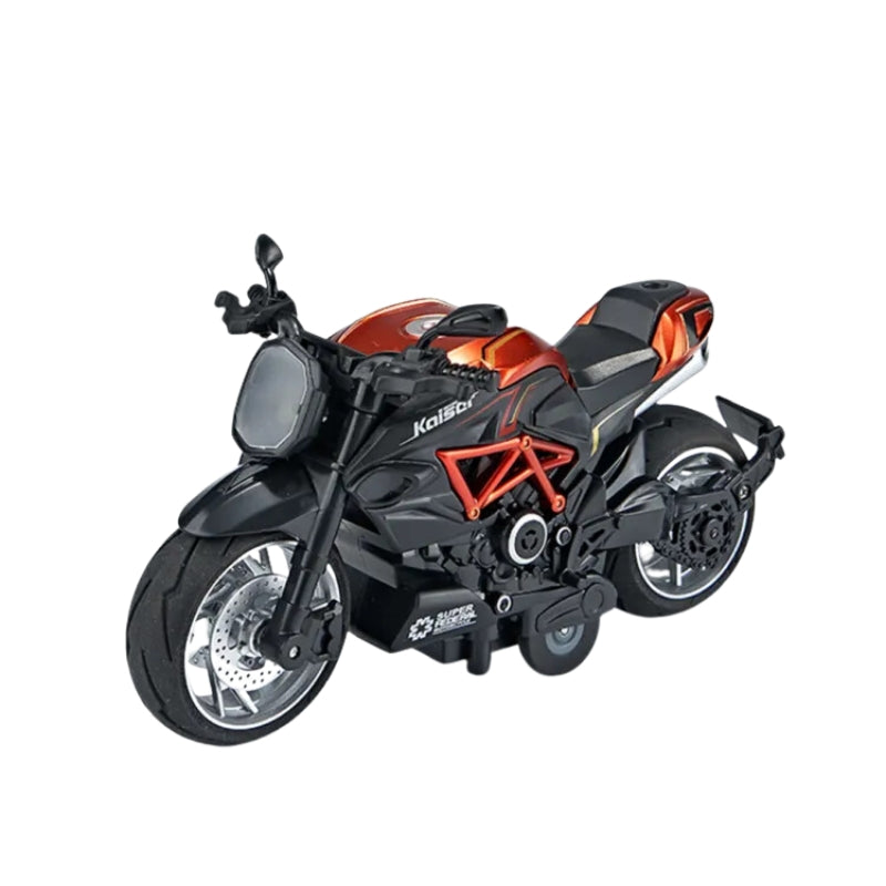 Diecast Classic Motorcycle Model With Light Music