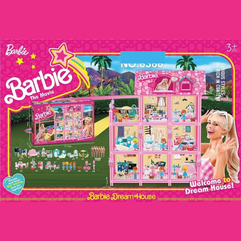 Barbie Doll Dream House For Girls