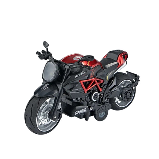 Diecast Classic Motorcycle Model With Light Music