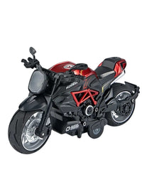 Diecast Classic Motorcycle Model With Light Music
