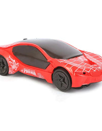 Spiderman Bump & Go Car With 3D Lights & Sound Toy For Kids
