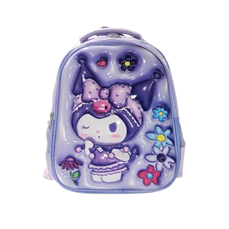 Cute Purple Character School Bag (241312) - 13 Inch