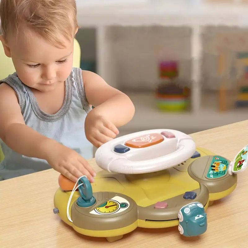 Driving Car Steering Wheel Musical Toy