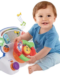 Baby Steering Wheel With Music & Light Toy For Kids
