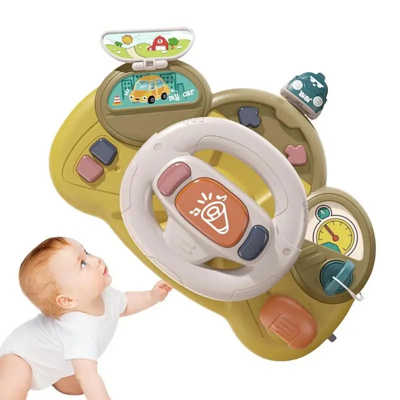 Driving Car Steering Wheel Musical Toy