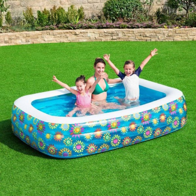 Bestway - Happy Flora Swimming Pool For Kids (7'6x60x22) (54120)