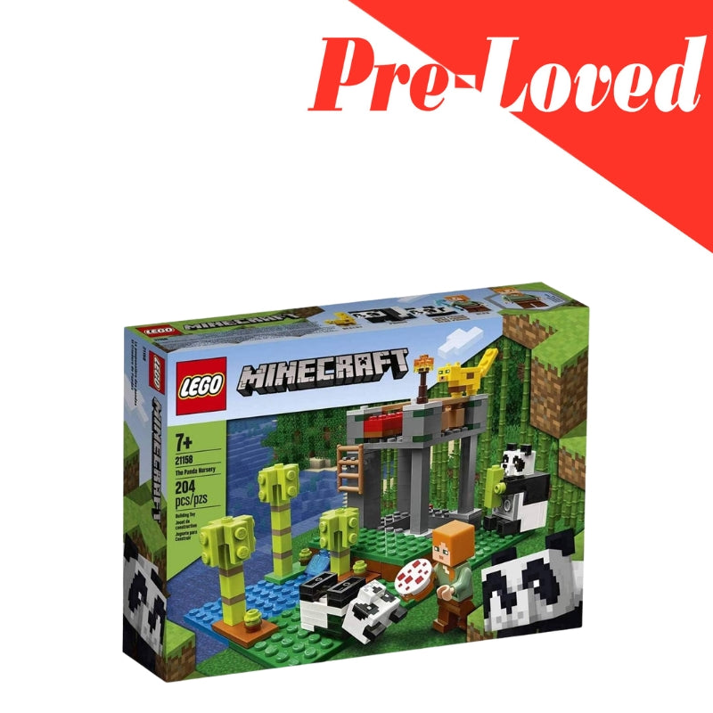 LEGO Minecraft The Panda Nursery 21158 Construction Toy for Kids, Great Gift for Fans of Minecraft and Pandas (204 Pieces)