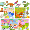 ASTARON 10-Pack Sticker Activity Books – Fun & Educational Busy Books for Kids!