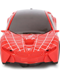 Spiderman Bump & Go Car With 3D Lights & Sound Toy For Kids
