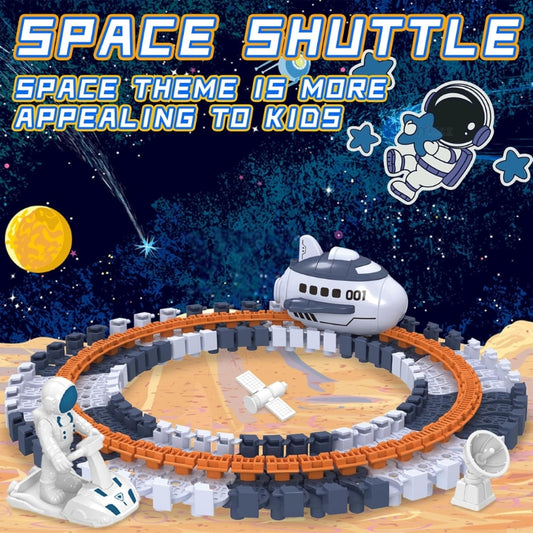 DIY Space Shuttle Trackset Toy For Kids