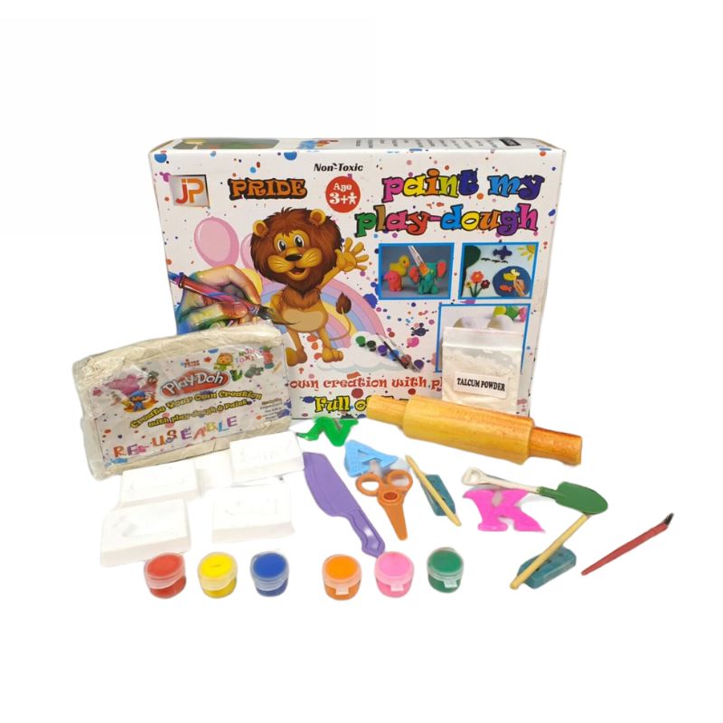 Pride Play Dough- Paint Your Own Creation With Play Dough