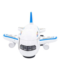 2 In 1 Transformer Airbus Robot Toy With Light And Music For Kids
