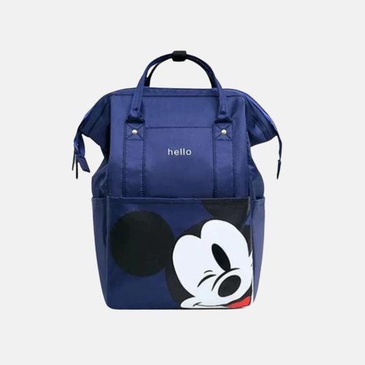 Hello Mickey Mouse Maternity Diaper Backpack - Blue