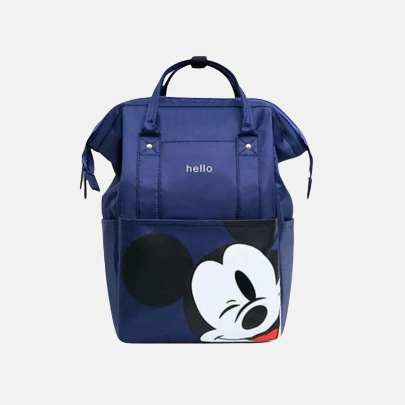 Hello Mickey Mouse Maternity Diaper Backpack - Blue