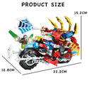 Super Spider Motorcycle Motor MG1231 Building Blocks