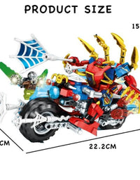 Super Spider Motorcycle Motor MG1231 Building Blocks
