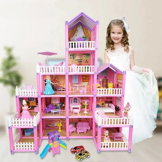 DIY Assemble Dream Castle Playset For Girls (149pcs)