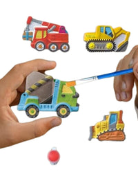 DIY Engineering Vehicle Mould And Paint For Kids
