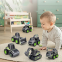 Pack of 6 Unbreakable Engineering Construction Vehicle Toy For Kids