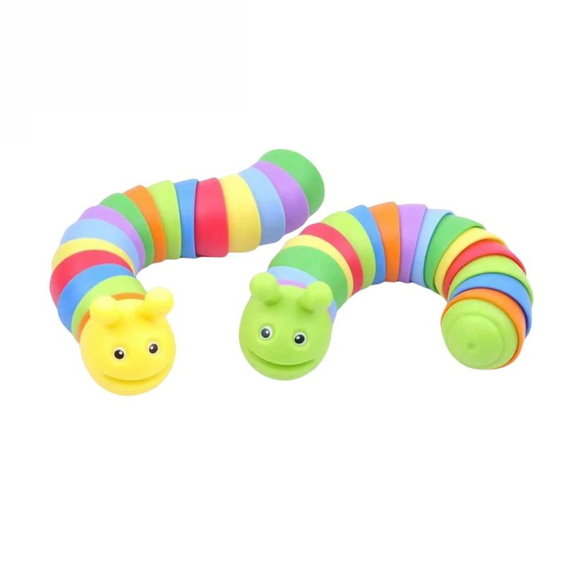 Rainbow Caterpillar Decompression Toy- Fun Stress Relief For All Ages