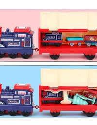 Battery Operated Train Set With Railway Kit Toy For Kids
