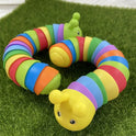 Rainbow Caterpillar Decompression Toy- Fun Stress Relief For All Ages