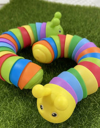 Rainbow Caterpillar Decompression Toy- Fun Stress Relief For All Ages
