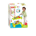 Kids Shopping Trolley Cart Fun Vegetable & Fruit Cash Counter Playset