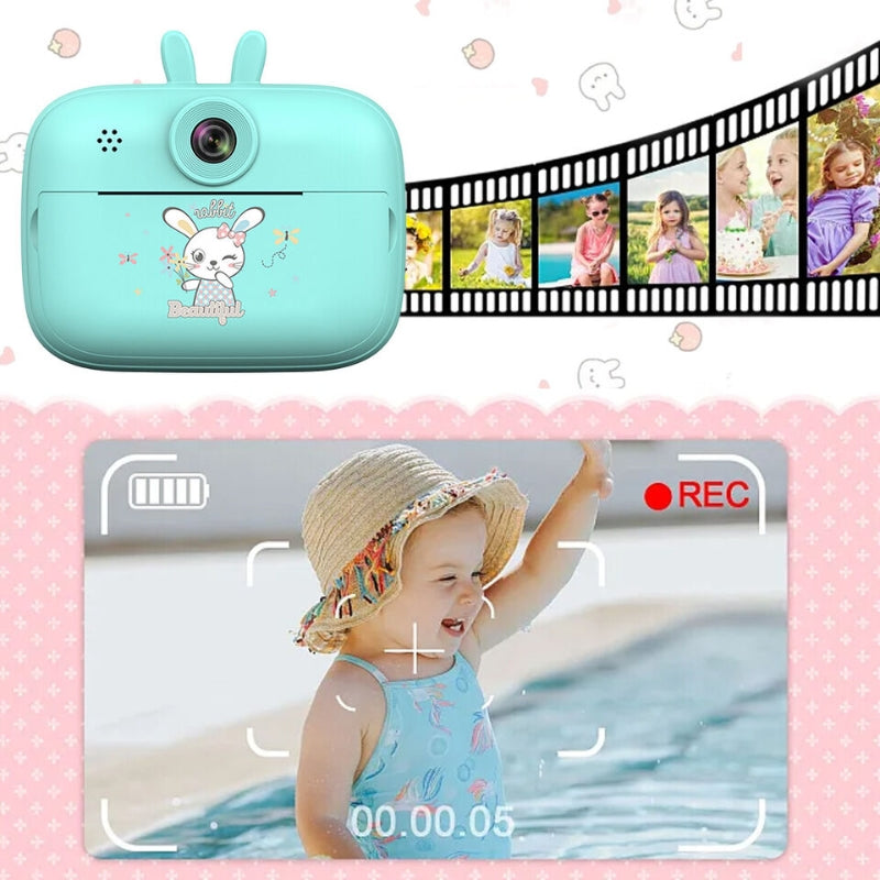 Portable Print Camera For Kids