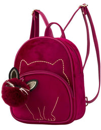 Crystal Cat Plush Backpack
