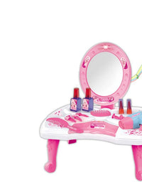 Barbie Dressing Table And Beauty Makeup Playset For Girls
