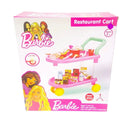 Barbie Style Restaurant Cart Glamorous Food Trolley Playset