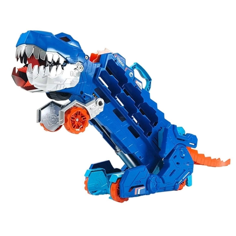 Hot Wheels City Transforming T-Rex Ultimate Hauler For Kids