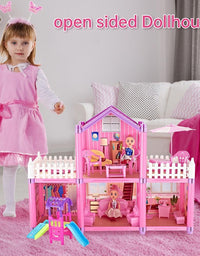 Dream Castle Doll House Playset Toy for Girls
