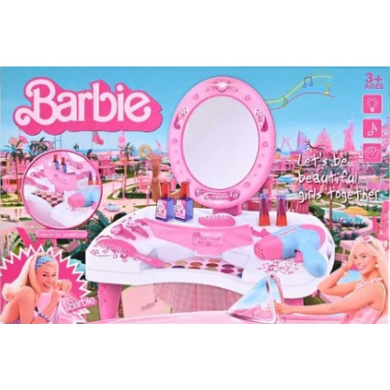 Barbie Dressing Table And Beauty Makeup Playset For Girls