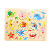 Wooden Sea Animal Knob Puzzle Explore the Sea Animals