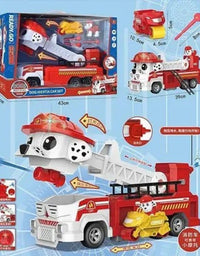 3 In 1 Paw Patrol Fire Truck- Shooter With Water Spray
