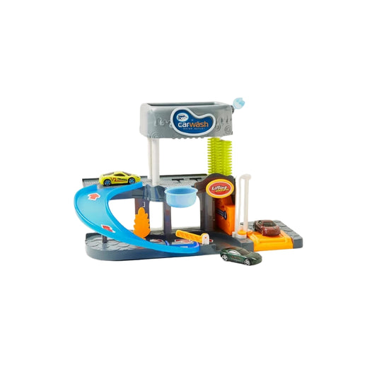 Car Washing Station Set With Light & Music Toy For Kids