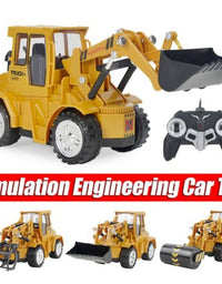 Remote Control Excavator Bulldozer Wood Grabbing Machine With Battery
