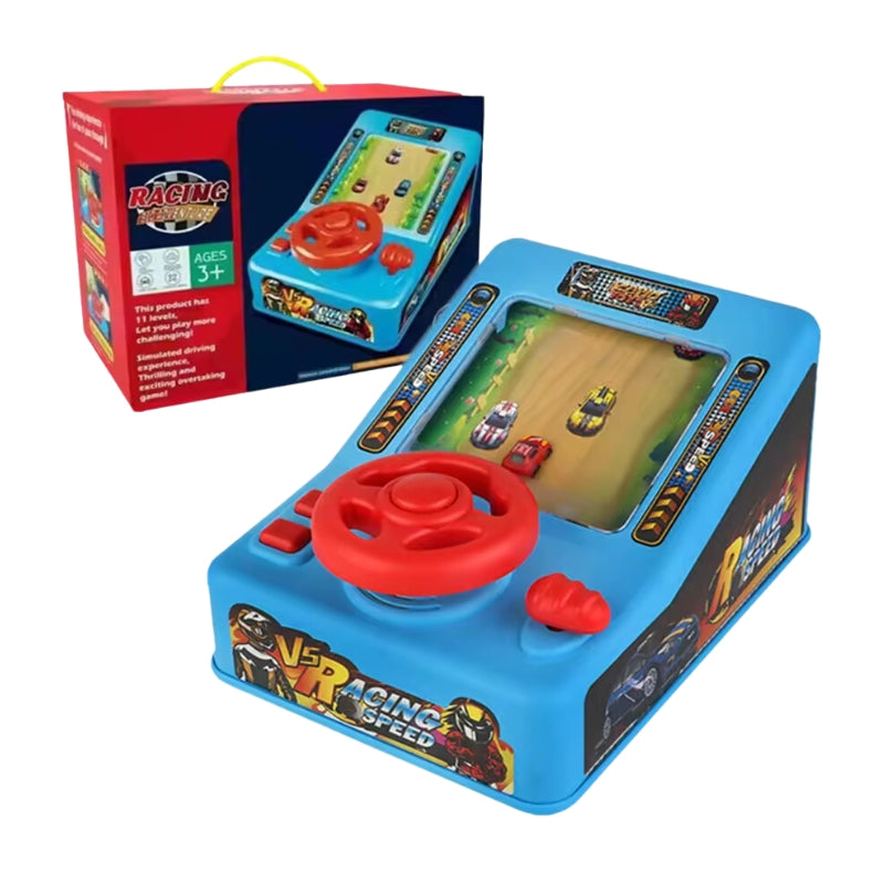 Car Racing Game With Wheel & Sound Toy For Kids