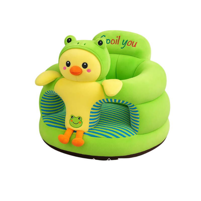 Green Duck Baby Seater Soft Inflatable Baby Support Seat