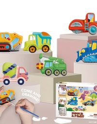 DIY Engineering Vehicle Mould And Paint For Kids

