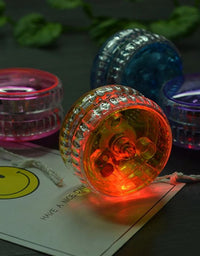 Spin And Glow- Luminous LED Flashing YoYo Ball For Mesmerizing Tricks
