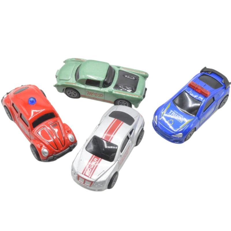 Diecast Car Metal Body Pack Of 4