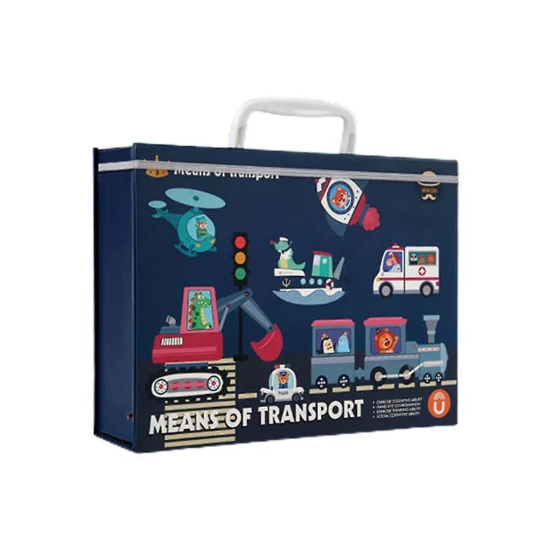 Magnetic Puzzle Drawing Board Toy For Kids